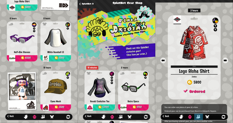 Illustration for article titled The Best Reason To Use The Switch App Is Shopping For Splatoon Gear